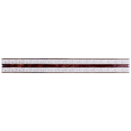Бордюр «Pietra» 40x4.5 см цвет коричневый
