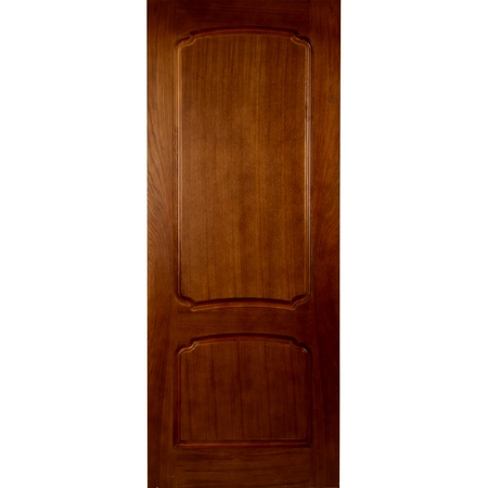 Дверь межкомнатная глухая Helly 60x200 см, шпон, цвет тонированный дуб
