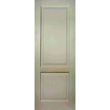 Дверь межкомнатная глухая Кристал 60x200 см цвет пломбир