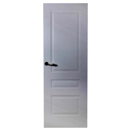 Дверь межкомнатная глухая Роялти 90x200 см цвет белый