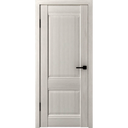 Дверь межкомнатная глухая с замком и петлями в комплекте Классик 2 60x200 см ПВХ цвет белёный дуб