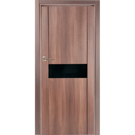 Дверь межкомнатная остеклённая Artens Велдон 70x200 см цвет мокко, без фурнитуры