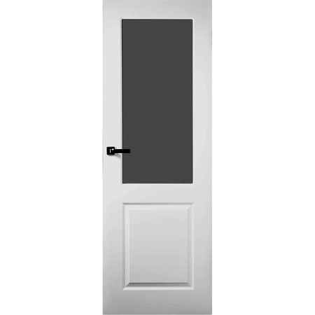 Дверь межкомнатная остеклённая Австралия 70x200 см цвет белый