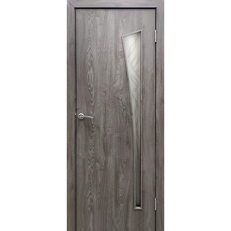 Дверь межкомнатная остекленная ламинированная Белеза