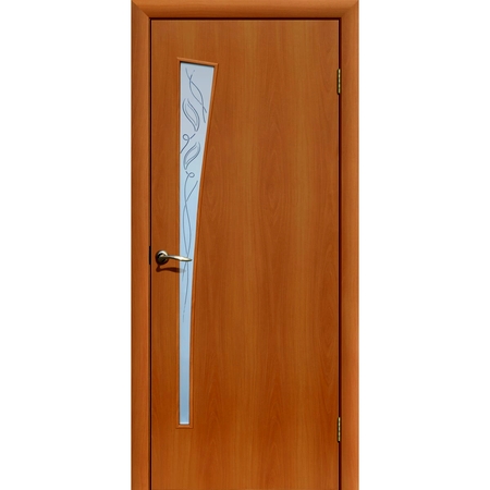 Дверь межкомнатная остеклённая ламинированная Белеза