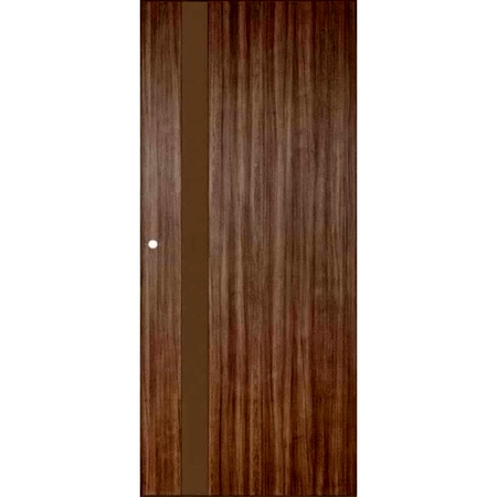 Дверь межкомнатная остеклённая Селена 70x200 см цвет орех
