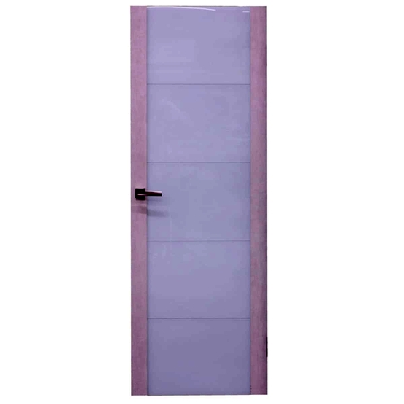 Дверь межкомнатная остеклённая Техно 70x200 см цвет дуб серый