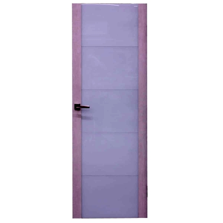 Дверь межкомнатная остеклённая Техно 80x200 см цвет дуб серый
