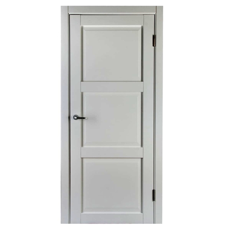 Дверь межкомнатная с фурнитурой Адажио 60х200 см, Hardflex, цвет белый