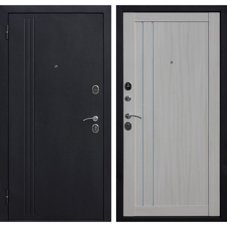 Дверь входная металлическая Дельта 960 мм левая, цвет белый дуб