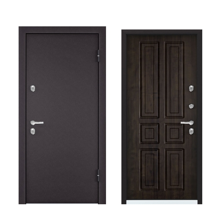 Дверь входная металлическая Торэкс Snegir 20 Mp, 950х2050 мм, правая, цвет дуб мореный