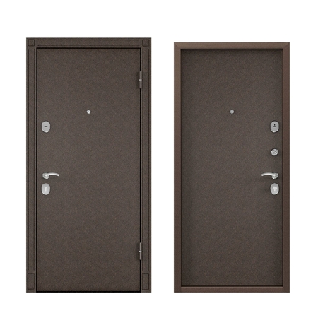 Дверь входная металлическая Торэкс Стел- Металл, 860х2050 мм, правая, цвет медь