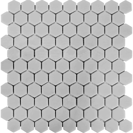 Мозаика стеклянная Hex 31.7х30.7 см