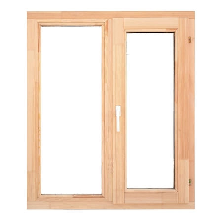 Окно деревянное 116x117 см, однокамерный