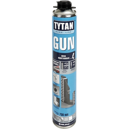 Пена монтажная пистолетная Tytan Professional Gun 730 мл