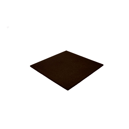 Плитка резиновая 500х500х16 коричневая 12685