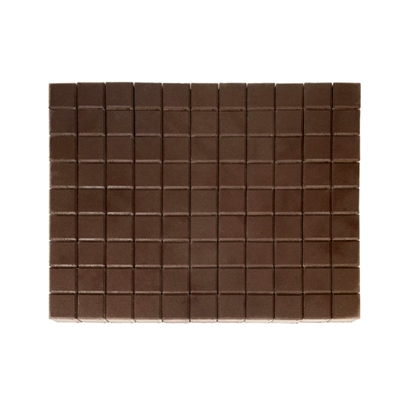 Плитка тротуарная двухслойная Braer Лувр 100х100x60 мм цвет коричневый