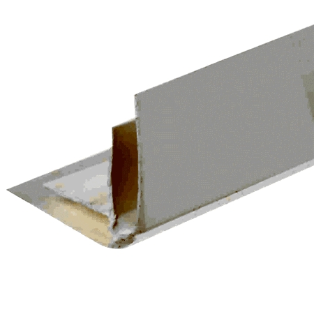 Угол ПВХ внутренний для панелей 5 мм, 3000 мм, цвет белый