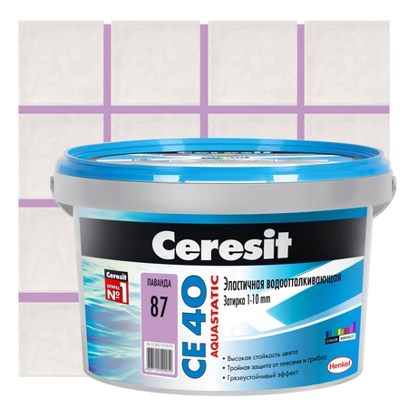 Затирка цементная Ceresit CE 40/2